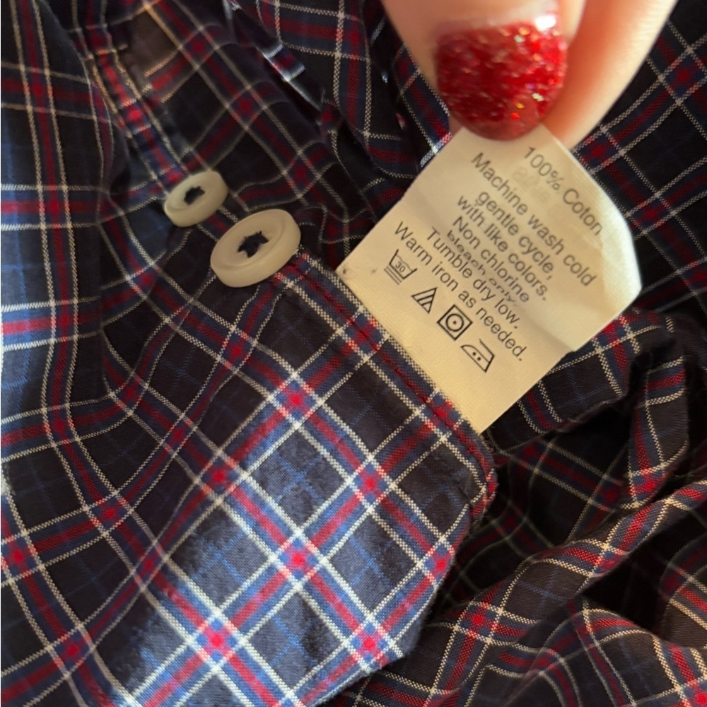 J. Crew Classic Button-Down Shirt Men's Large Multi Plaid 100% Cotton. - Picture 10 of 10